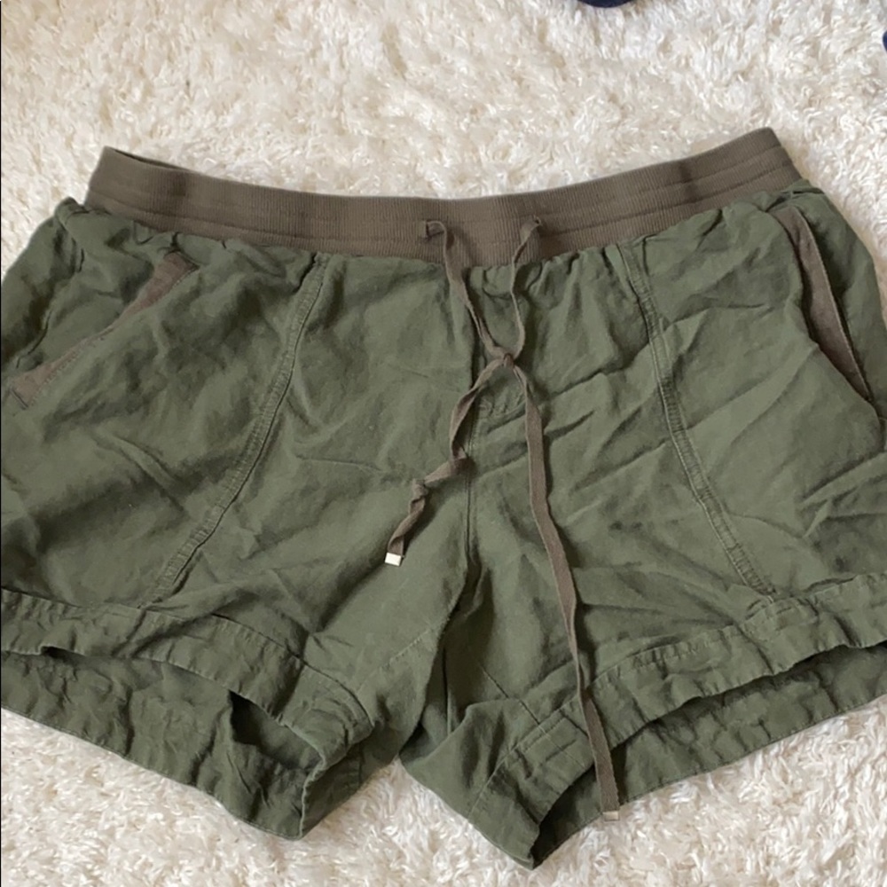 Lane Bryant Cargo Green Shorts